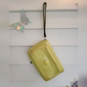 Coach Patent Leather Wristlet Wallet